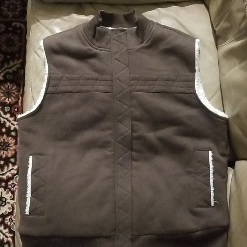 Western style fleece vest W's L